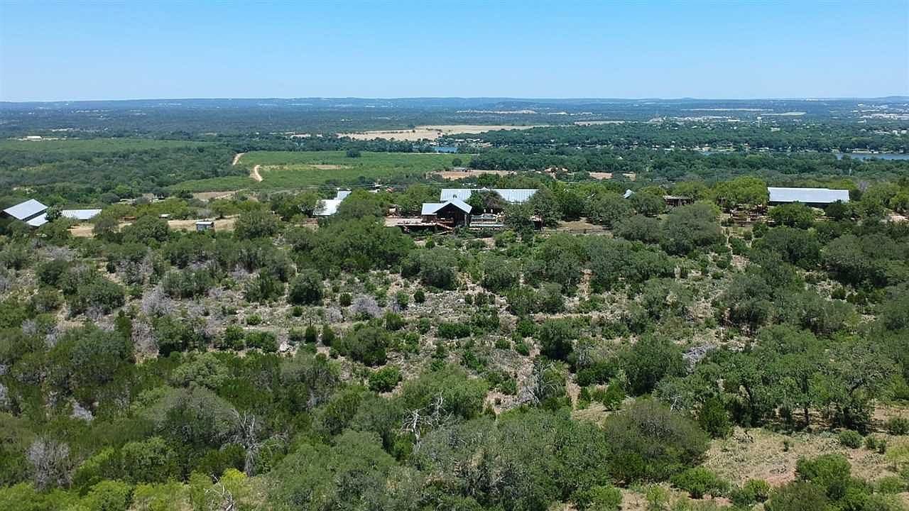 Aerial view of the ranch