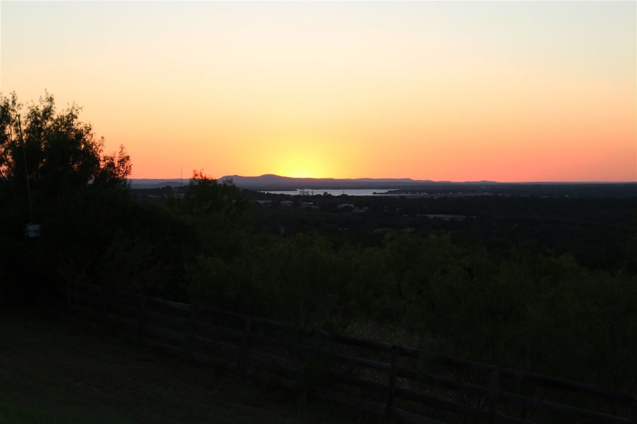 Sunset over the hills