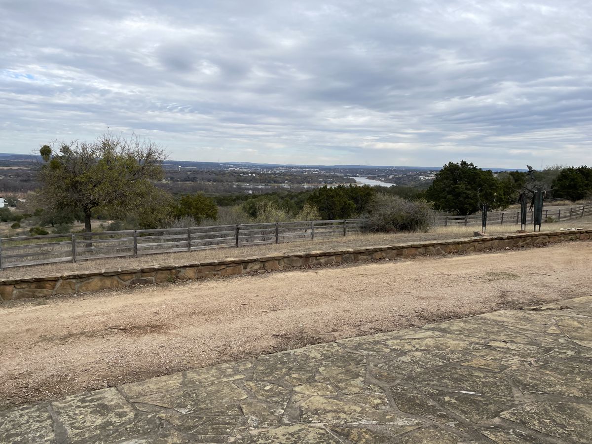Ridge-top view toward Marble Falls