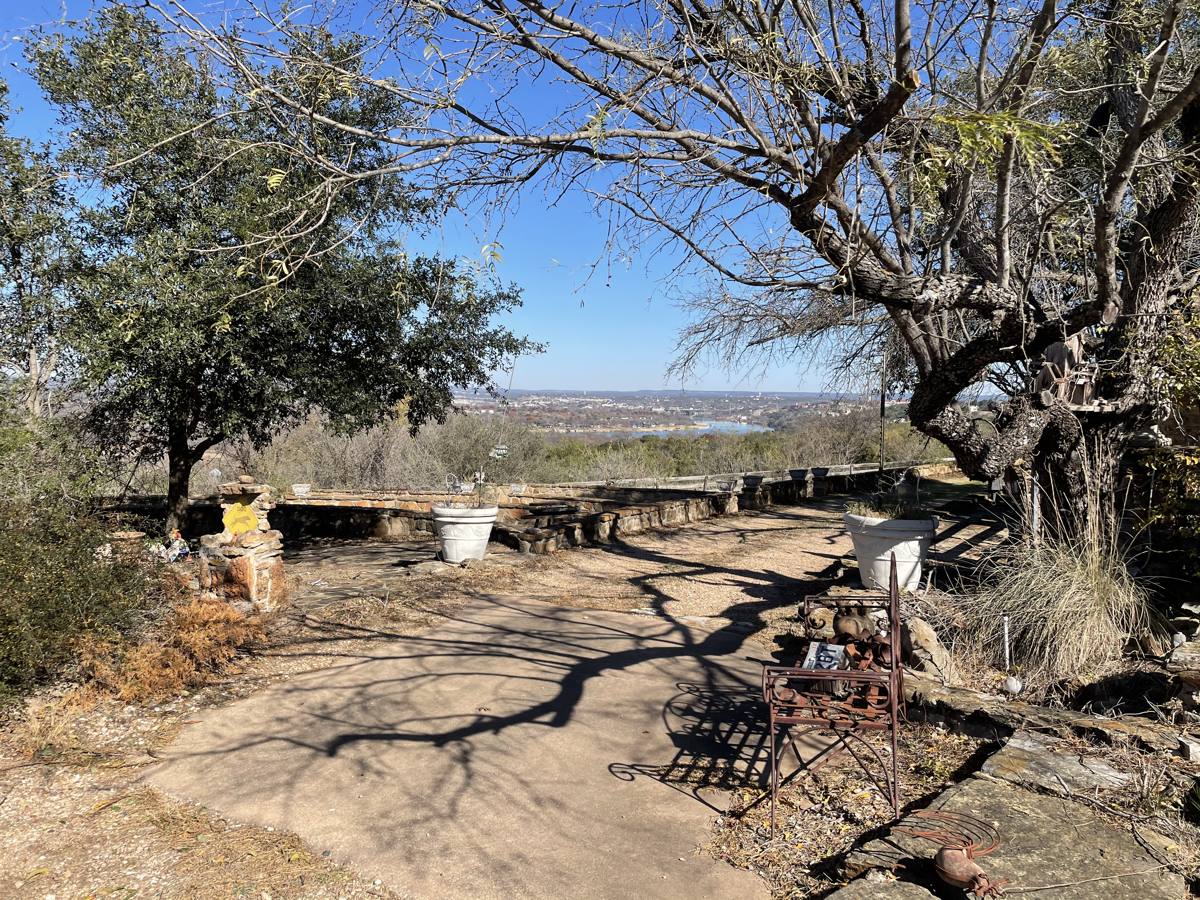 View from the property toward Lake Marble Falls